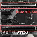 1 x pcie 2.0 x16 slot